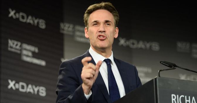 Richard Susskind in uno dei numerosi interventi sul futuro delle professioni giuridiche (©XDAYS) 