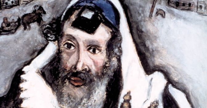 . Marc Chagall, Rabbino con il rotolo della Torah, 1930, Stedelijk museum, Amsterdam 