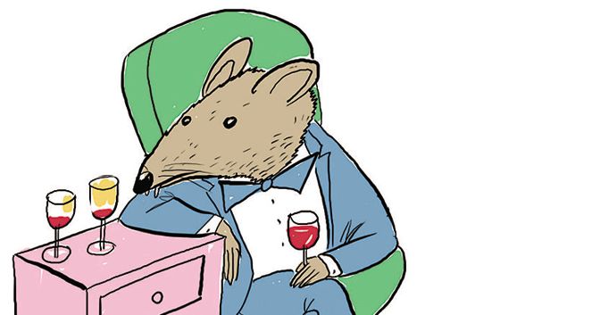  Una della illustrazioni di Fabio Sironi da «Il vocabolario degli animali» 