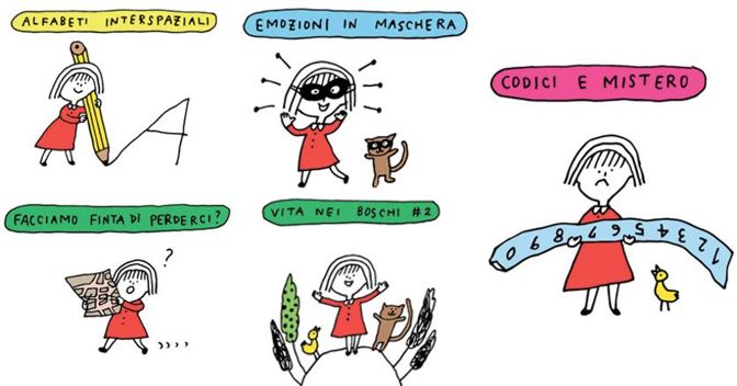 , vignette dell’illustratrice giapponese Yocci 