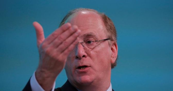 Larry Fink, ceo e fondatore di BlackRock (Reuters) 