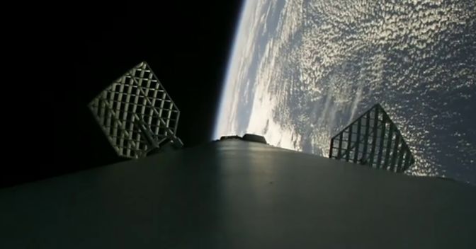 La missione Iridium 1. Foto tratta dal sito di Space X 