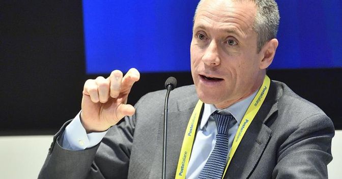 L’ad di Poste Italiane, Matteo Del Fante (Ansa) 