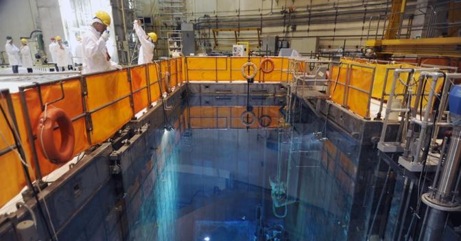 Centrale elettronucleare di Caorso, in via di disattivazione (Agf) 