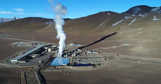 La centrale geotermica di Cerro Pabellon di Enel in Cile 