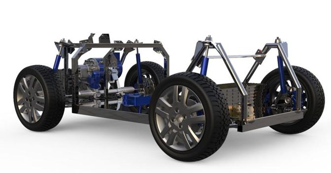 Il telaio digitale per auto a guida autonoma di e-Shock 