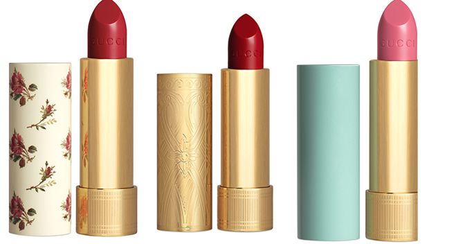 Gucci pubblicità rossetto sale