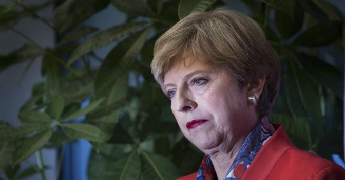 Theresa May (Stefan Rousseau/PA via AP) 