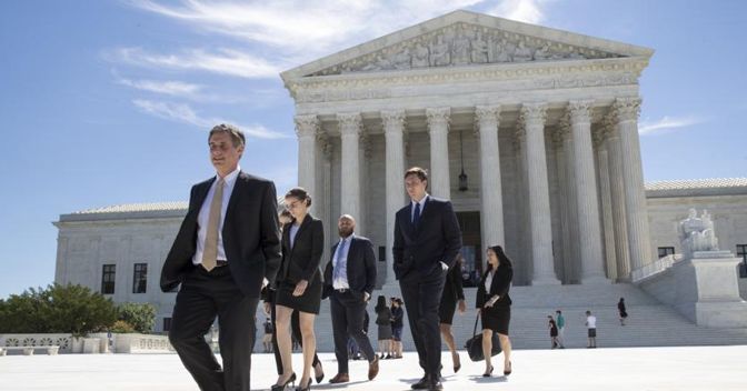 La Corte suprema a Washington 
