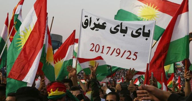La scelta dei curdi. La manifestazione allo stadio Franso Hariri di Erbil, alla vigilia del referendum del 25 settembre 