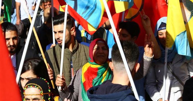 Manifestazione dei curdi per l’indipendenza  (Fotogramma) 