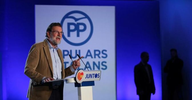 Il premier Rajoy oggi a Barcellona  a un incontro del partito popolare catalano 
