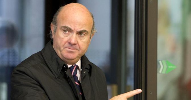 Il ministro spagnolo dell’Economia Luis de Guindos 