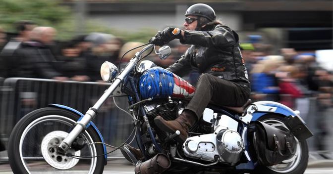 Una moto Harley Davidson, icona dei «centauri» (Reuters) 