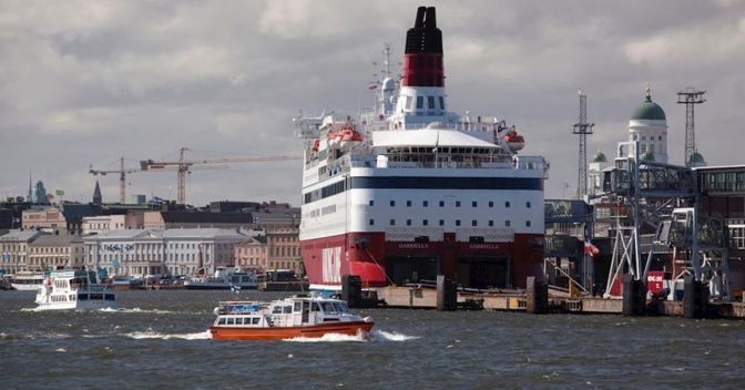 Il Porto di Helsinki, oggi tra i più affollati di Europa. 