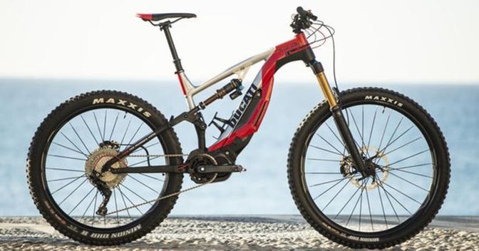Ducati Mig-RR. Nella foto il modello di e-bike sviluppato dalla casa di Borgo Panigale  in collaborazione con l’azienda italiana Thok e-Bikes 