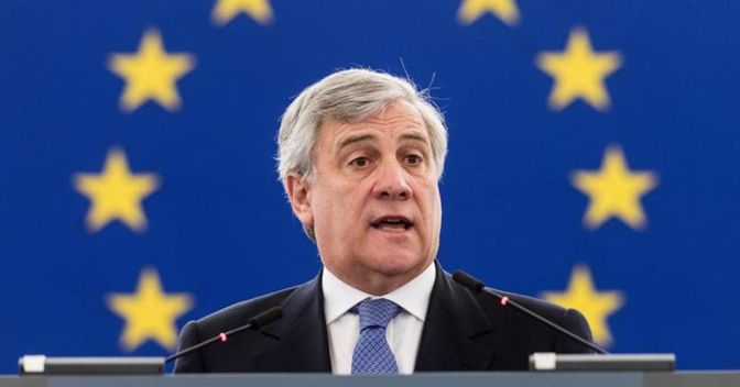 Il presidente del Parlamento europeo Antonio Tajani 