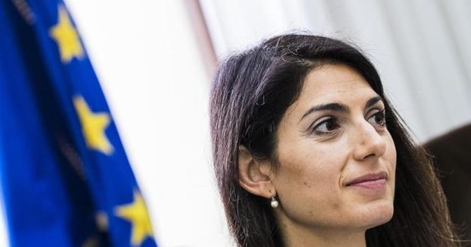 La sindaca di Roma, Virginia Raggi 