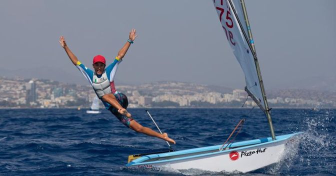 Marco Gradoni  (credit Matias Capizzano - Optimist World Championship 2018) 