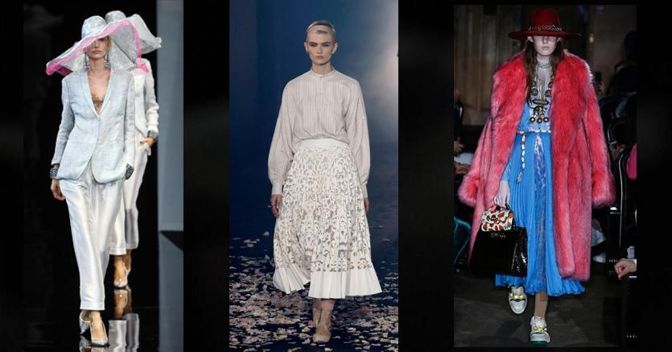 Armani, Dior e Gucci 
