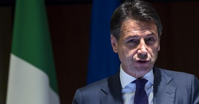Il presidente del consiglio Giuseppe Conte (Ansa) 