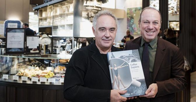 Giuseppe Lavazza e Ferran Adrià 