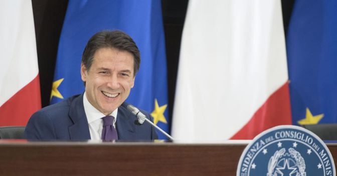 Il permier Giuseppe Conte (Ansa) 