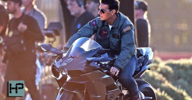 Tom Cruise sul set del sequel di   