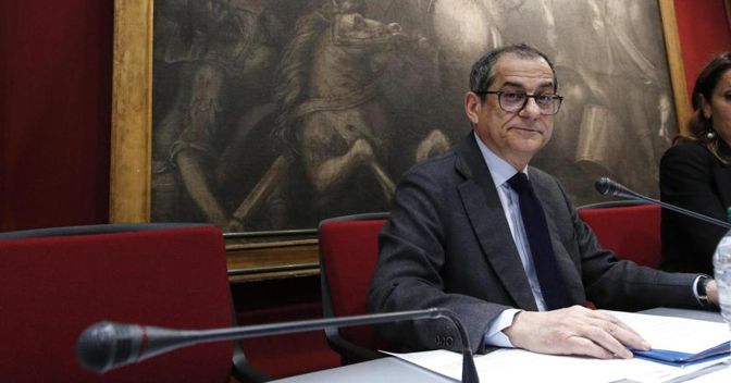 Il ministro dell’Economia Giovanni Tria (Ansa) 