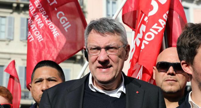 Maurizio Landini (Ansa) 
