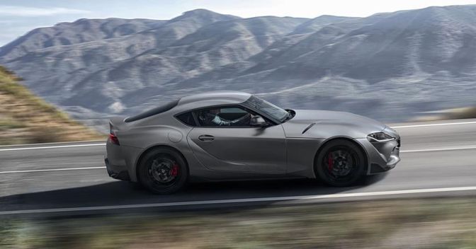 Toyota Supra grey 