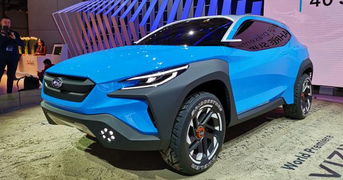 Stile futuro.La Subaru Viziv Adrenaline Concept esprimela  direzione stilistica del marchio giapponese 