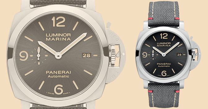 Il Luminor Marina – 44 mm è in 130 pezzi. In acciaio e fondello con l’immagine incisa di Trinità dei Monti. Prezzo: 7.900 euro 