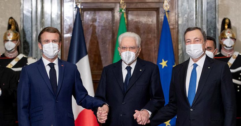 Draghi et Macron signent l’accord du Quirinal : « L’Italie et la France sont plus proches »