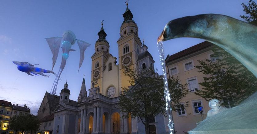 Water Light Festival, notti di luce nel cielo di Bressanone