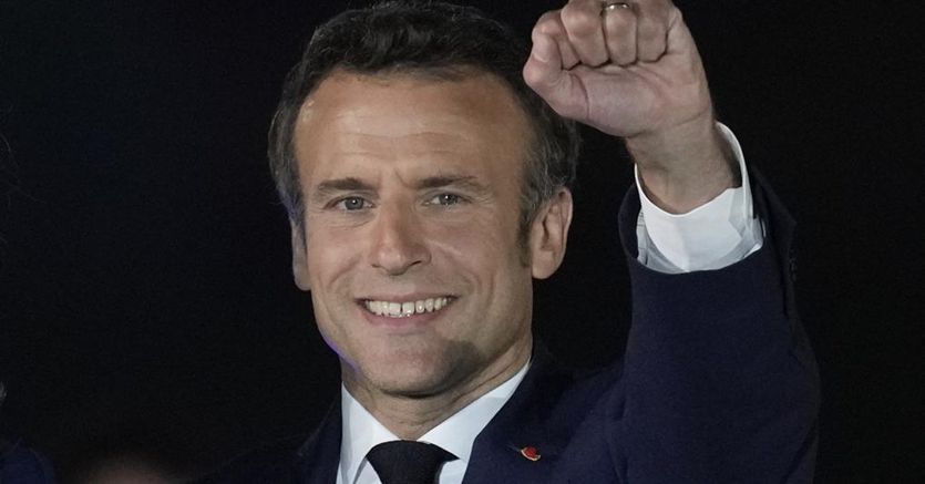 Macron was re-elected to France as president with 58.6%.  Putin congratulates