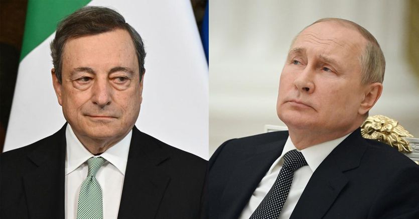 Ucrania, últimas noticias.  Draghi: Le pedí a Putin que desbloqueara el trigo atascado en Ucrania