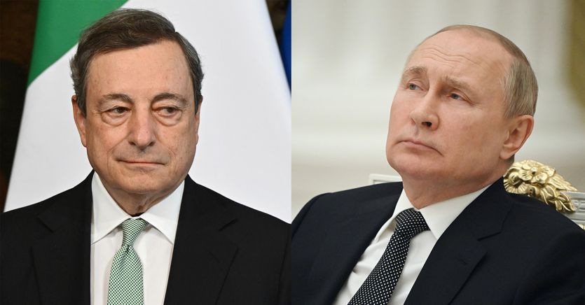 Ucraina ultime notizie. Telefonata Putin Draghi: pronti a fornire gas senza interruzioni