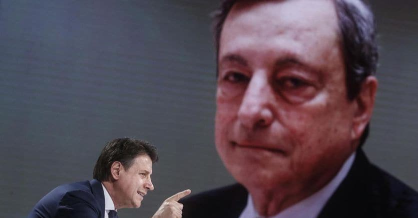 Draghi-Conte, ciudadanía renta en el plato