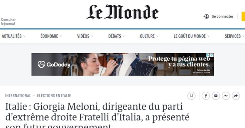 Meloni, de Le Monde al Times: la prensa internacional se pregunta si el Gobierno aguantará
