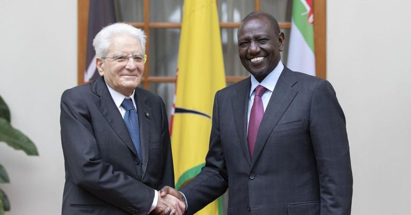 Italy-Kenya, agreement between Mattarella and Ruto to restart dam work