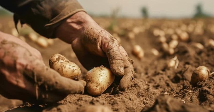 Patate tra alluvioni e parassiti: a rischio il 25% del raccolto italiano