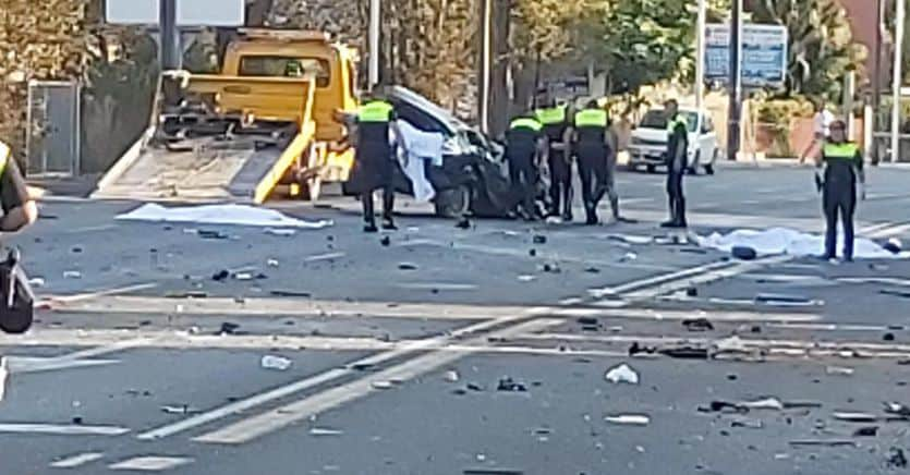 Cagliari, quattro giovanissimi vittime in un incidente stradale