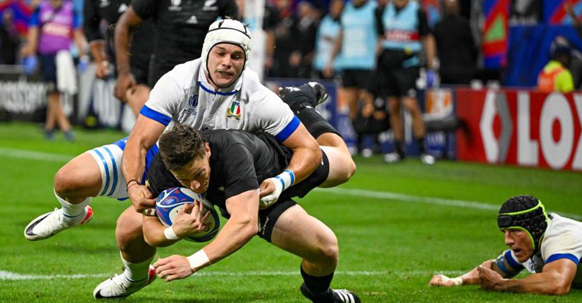 Rugby, l’Italie dépassée et humiliée par la Nouvelle-Zélande