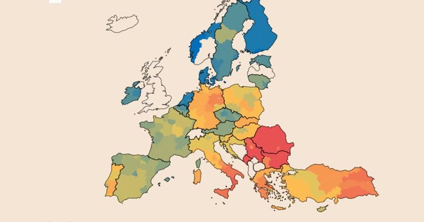 Banca online al Nord, soldi in contanti al Sud: la mappa europea del rapporto con denaro e web