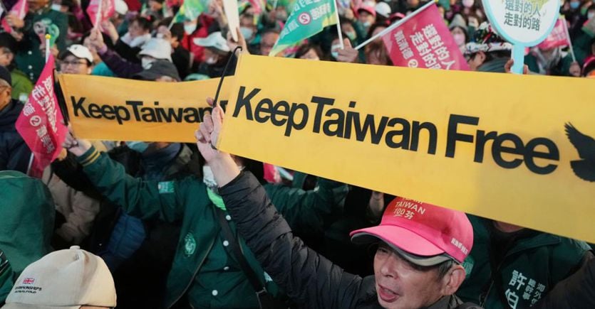 Taiwan vai votar, eis o que está em jogo.  China lidera com envio de 8 aeronaves e 6 navios militares