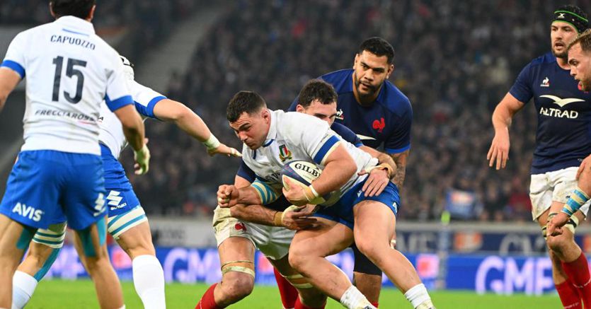 Rugby et l’Italie à un poteau de la victoire en France