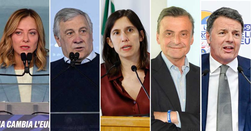 Europee: da Meloni a Renzi, chi sono i 5 leader in campo