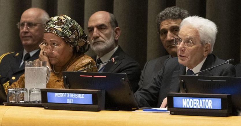 Mattarella all’Onu: «Pace, inclusione, giustizia capisaldi per lo sviluppo sostenibile»