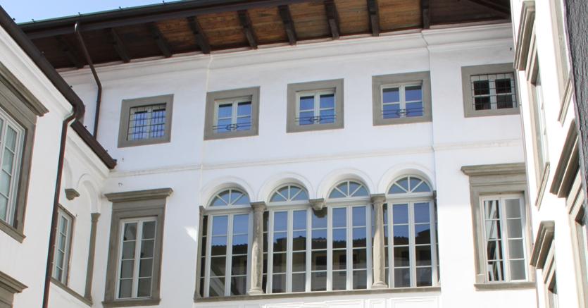Il Palazzo Agliardi a Bergamo ,  dimora storica visitabile e luogo per eventi e dove vivono ancora i proprietari